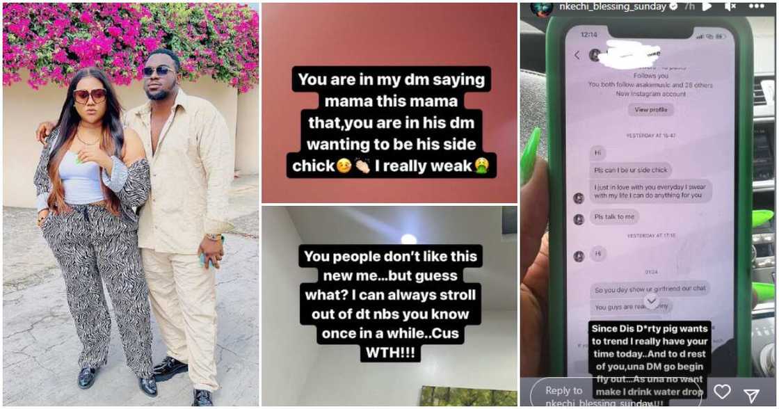 Nkechi Blessing and younger boyfriend Xxsive Nkechi Blessing and younger boyfriend Xxsive