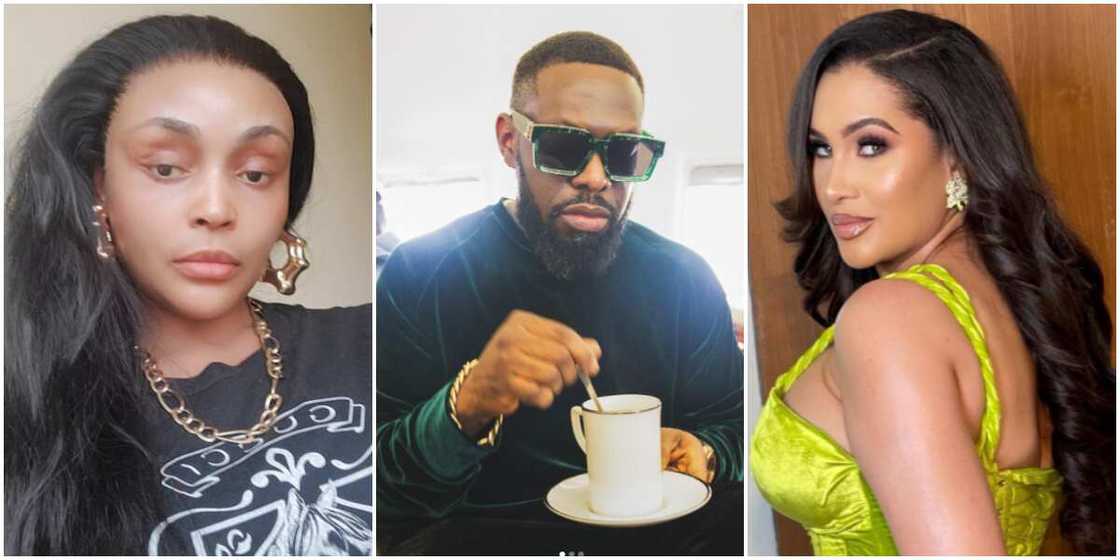 Timaya's baby mama Tamara and Carolyn Danjuma Timaya's baby mama Tamara and Carolyn Danjuma