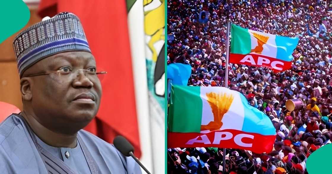 Former Nigerian Senate President Ahmed Lawan has denied dumping APC. Former Nigerian Senate President Ahmed Lawan has denied dumping APC.