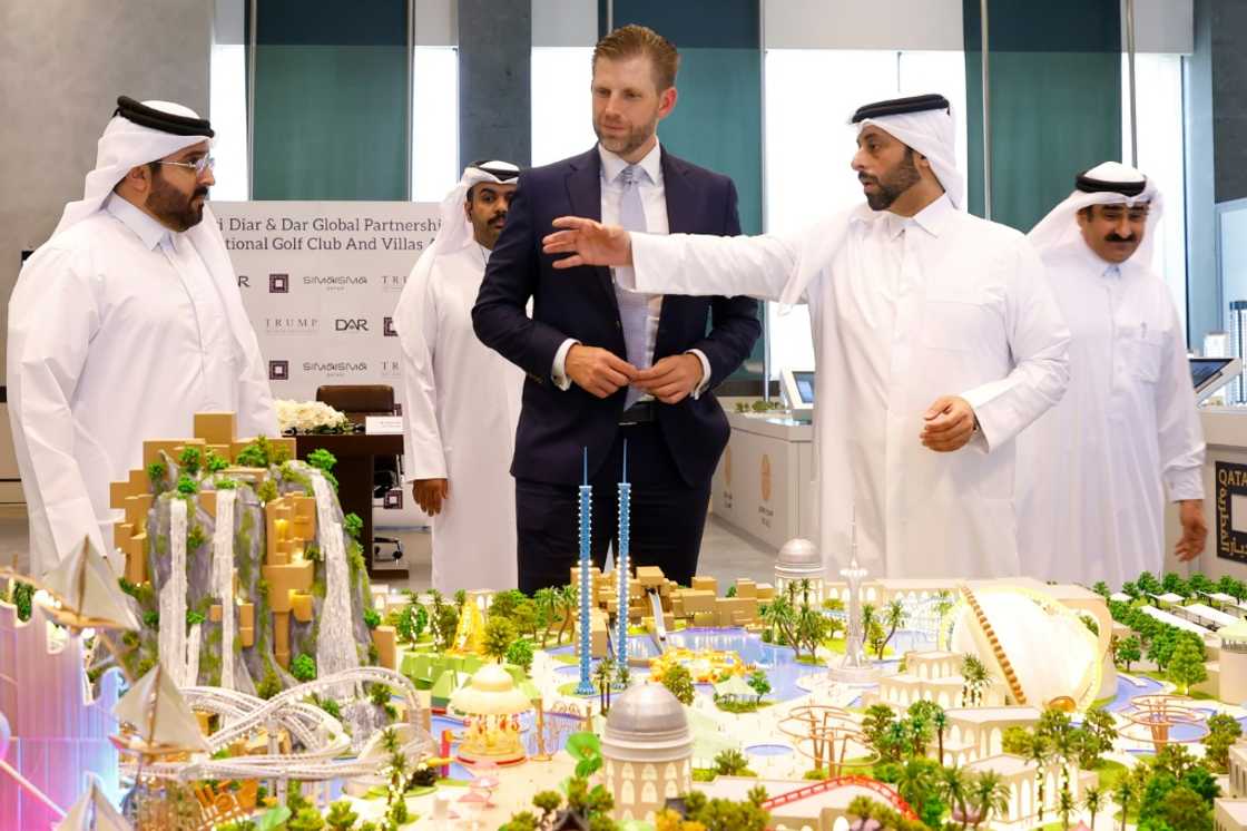 Eric Trump recently signed a luxury real estate deal for the Trump Organization in Doha Eric Trump recently signed a luxury real estate deal for the Trump Organization in Doha