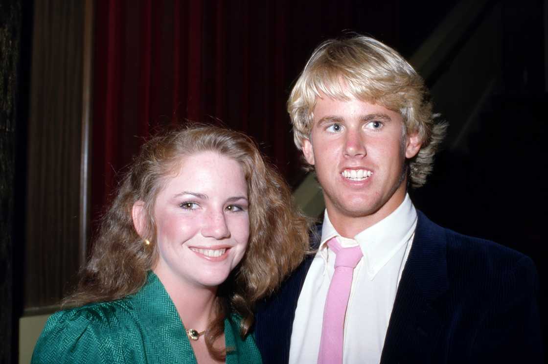 Melissa Gilbert with Michael Landon Jr