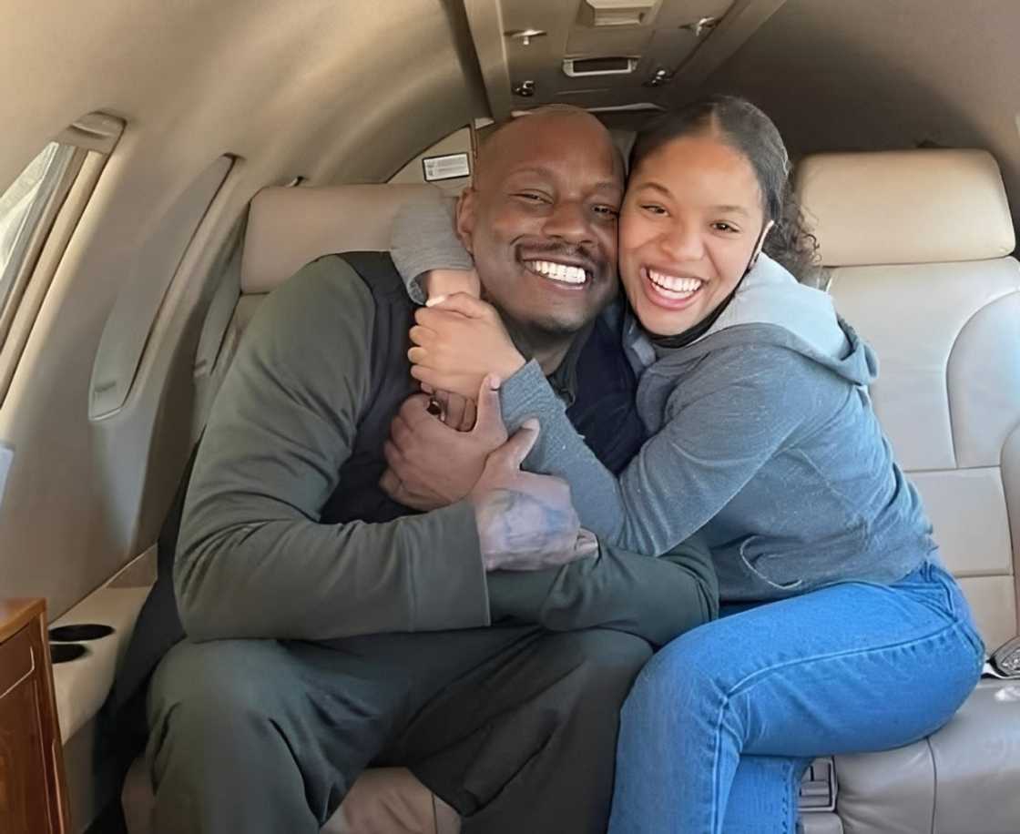 Tyrese Gibson and his daughter Shayla