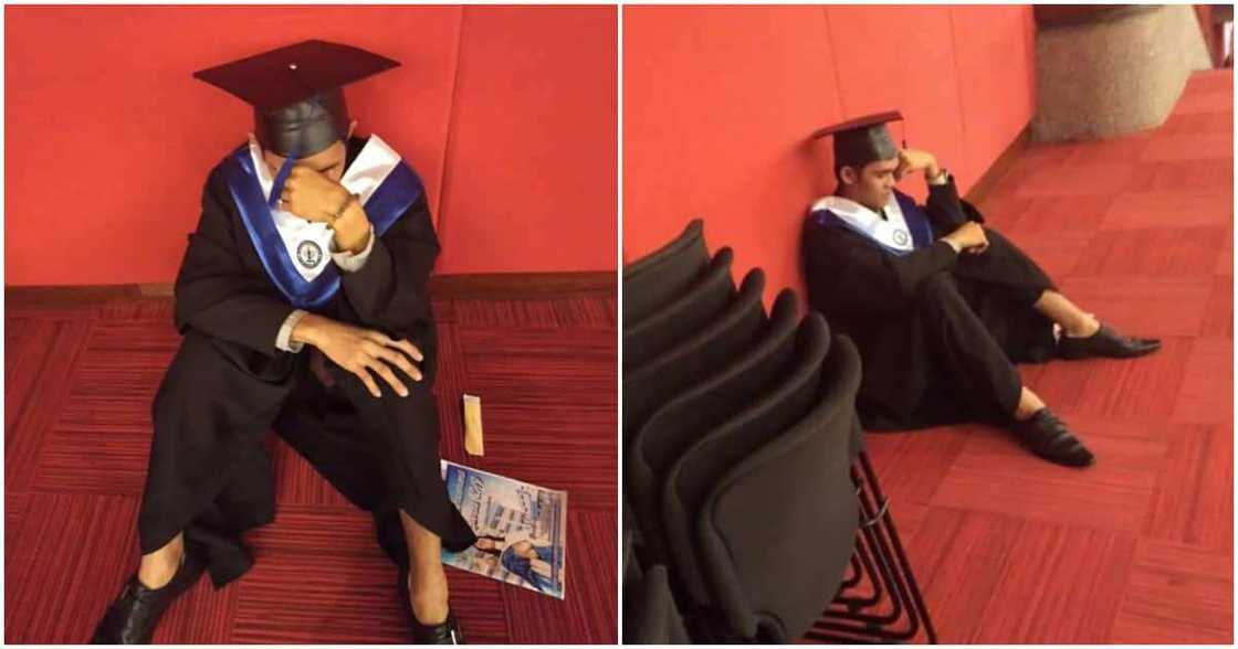 Jeric R. Rivas, parents skip graduation, Chilean graduate emotional