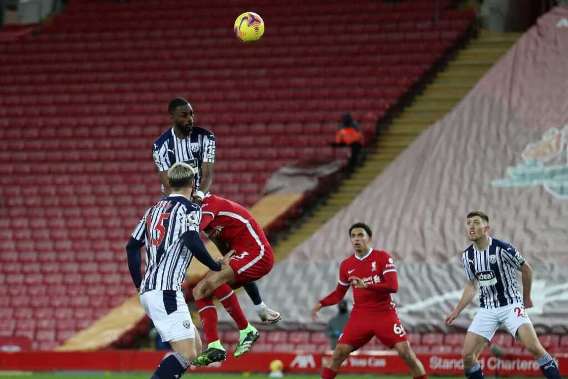 Liverpool vs West Brom: Semi Ajayi's late header denies Reds maximum points at Anfield