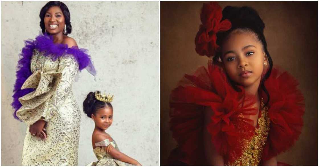 Actress Ufuoma McDermott and her daughter Actress Ufuoma McDermott and her daughter