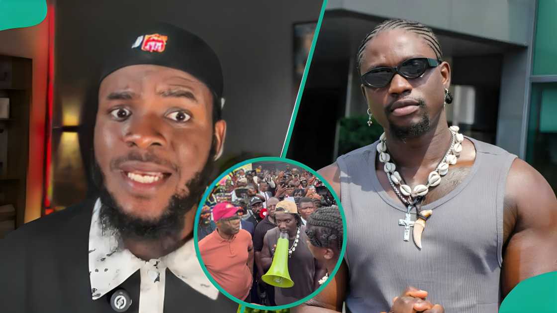 Man shares what happened when VDM confronted suspected thugs at Oyo protest