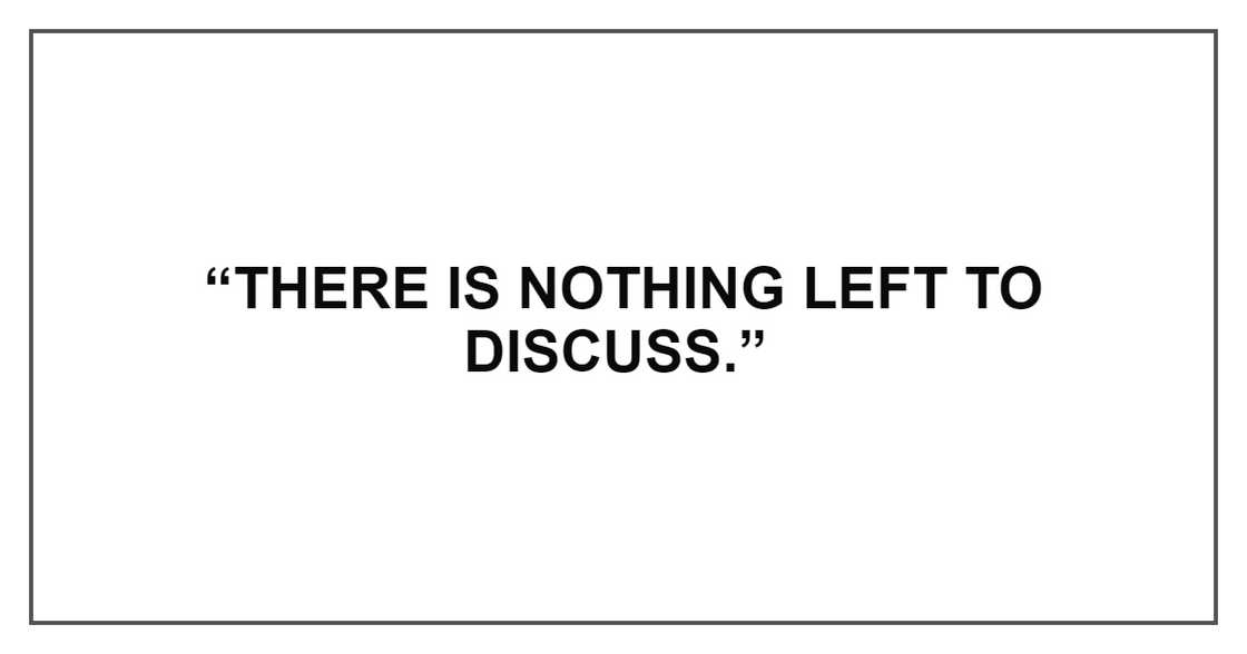 THERE IS NOTHING LEFT THERE IS NOTHING LEFT