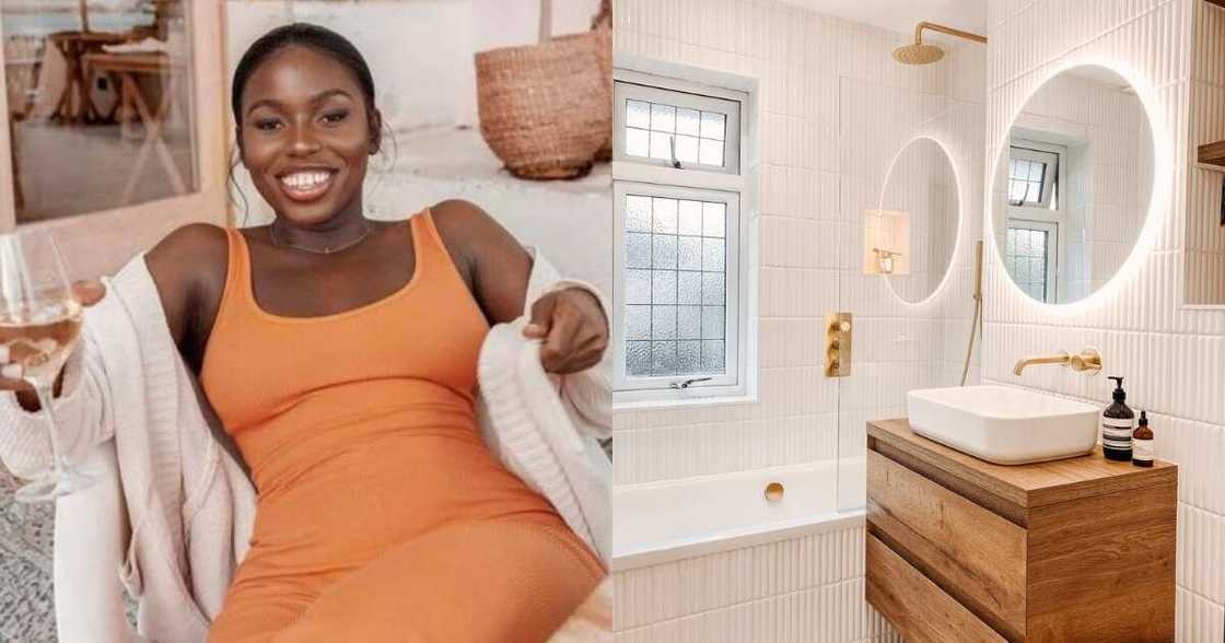 Style Inspo: Talented Lady Gives Bathroom a Makeover, Snaps Go Viral Style Inspo: Talented Lady Gives Bathroom a Makeover, Snaps Go Viral