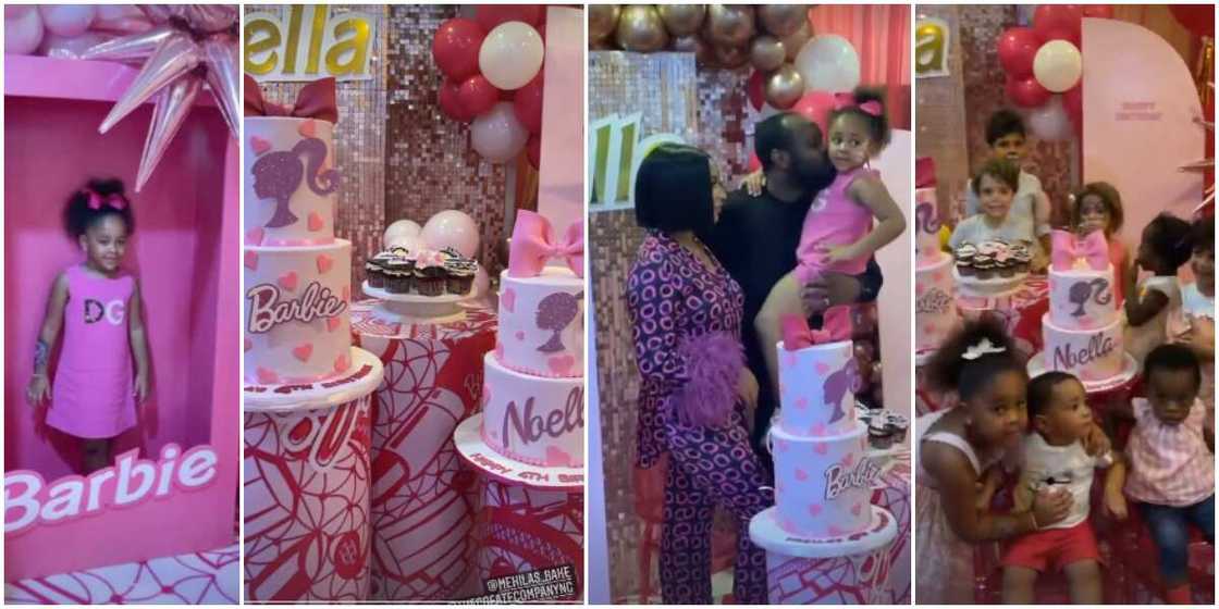 Noella at 4: Beautiful photos from Barbi-themed birthday party of Bola Tinubu's granddaughter Noella at 4: Beautiful photos from Barbi-themed birthday party of Bola Tinubu's granddaughter