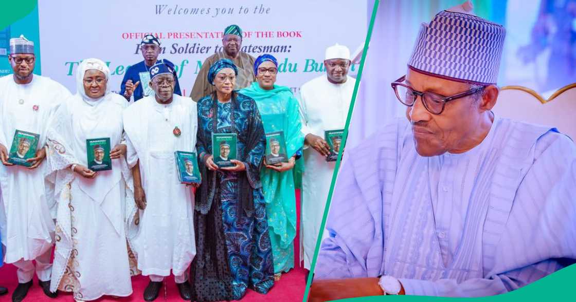 Tinubu a taron kaddamar da littafin Buhari Tinubu a taron kaddamar da littafin Buhari