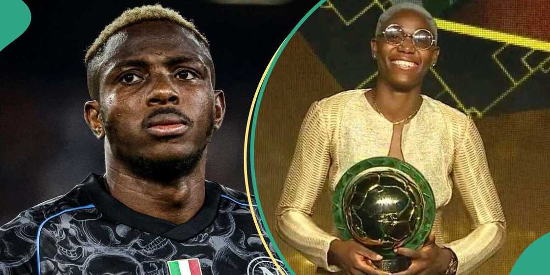 Victor Osimhen/Asisat Osoala/Nigeria pitch awards Victor Osimhen/Asisat Osoala/Nigeria pitch awards