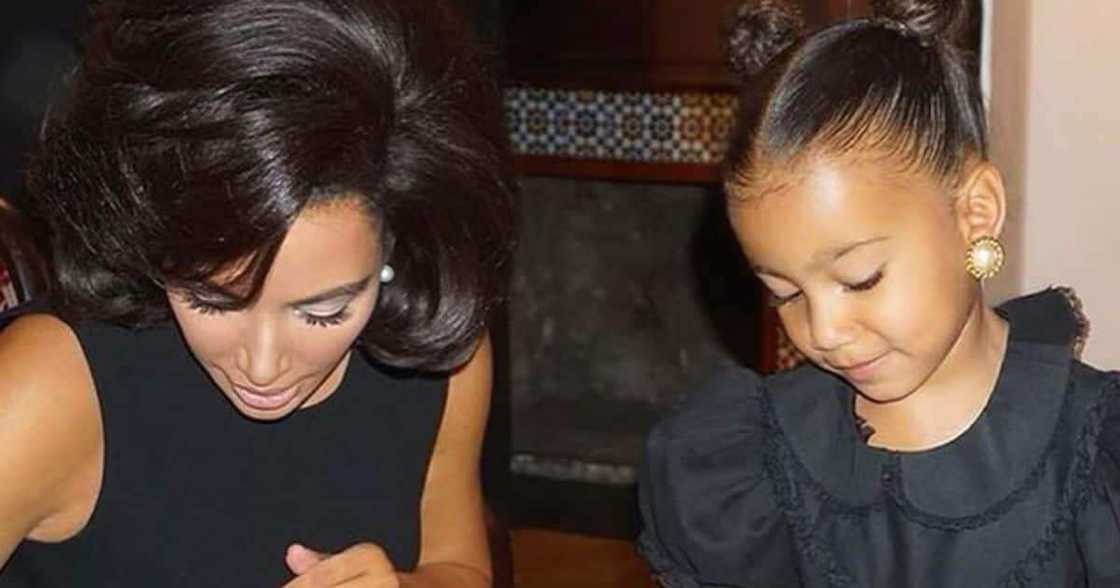 Kim Kardashian had nice things to say about her daughter North.