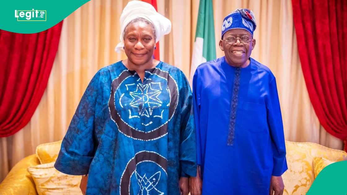 Yar Obasanjo ta gana da Tinubu Yar Obasanjo ta gana da Tinubu
