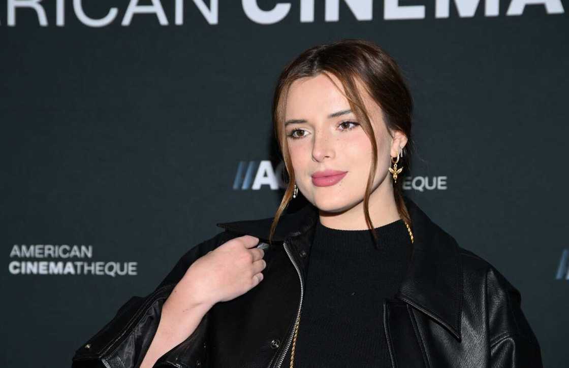 Actress Bella Thorne attends a Los Angeles screening of "Divinity" Actress Bella Thorne attends a Los Angeles screening of "Divinity"