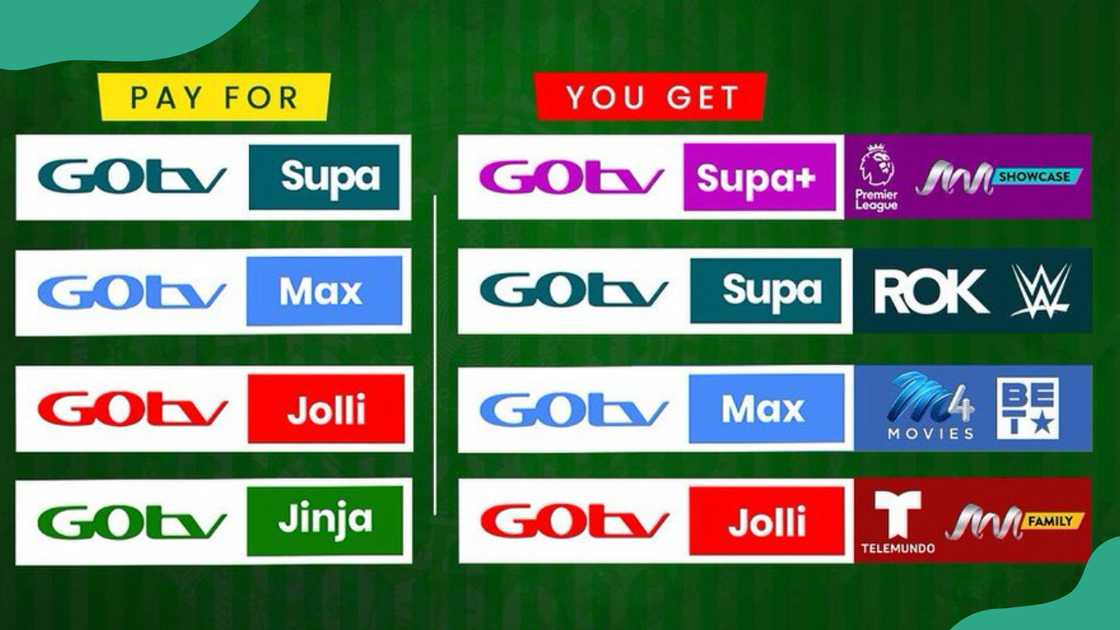 GOtv subscription packages. GOtv subscription packages.