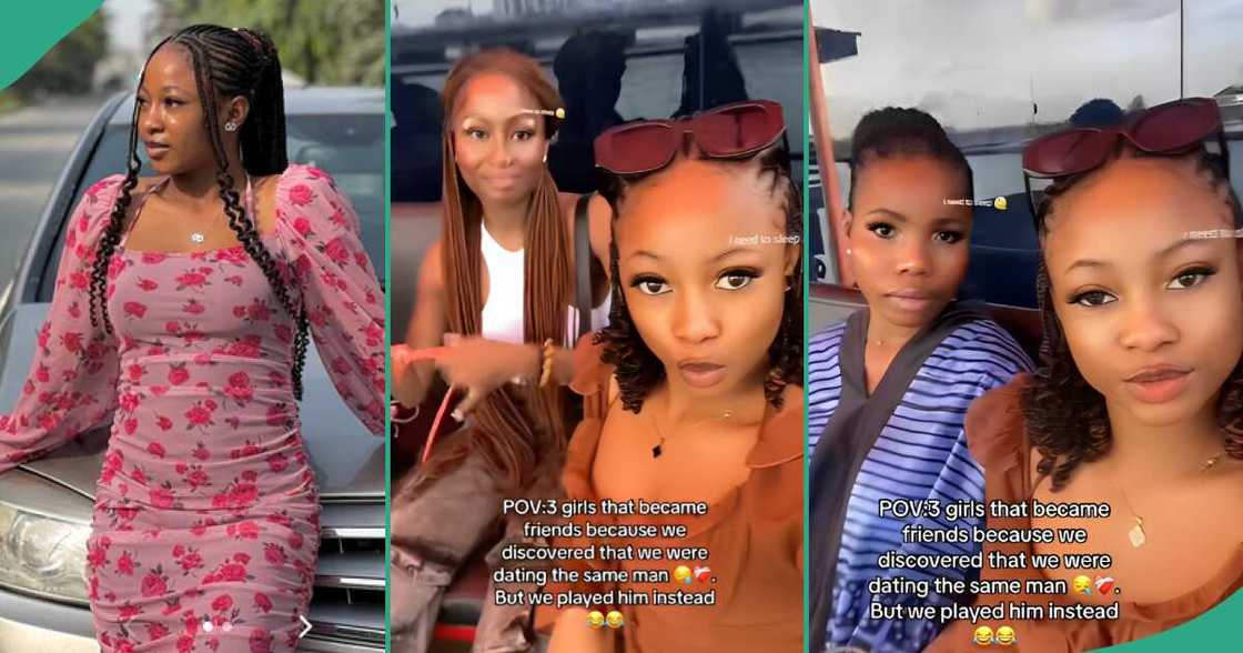 Video emerges as 3 ladies hang out after finding out they are dating the same person Video emerges as 3 ladies hang out after finding out they are dating the same person