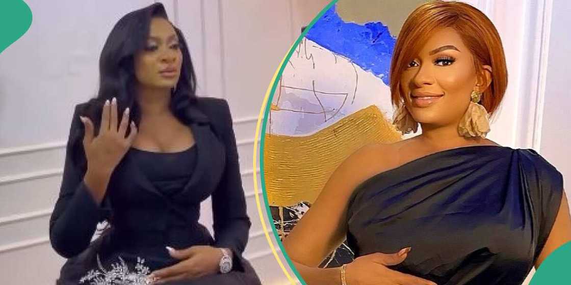 May Edochie flaunts new look. May Edochie flaunts new look.