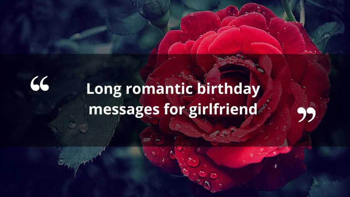 long romantic birthday messages for your girlfriend