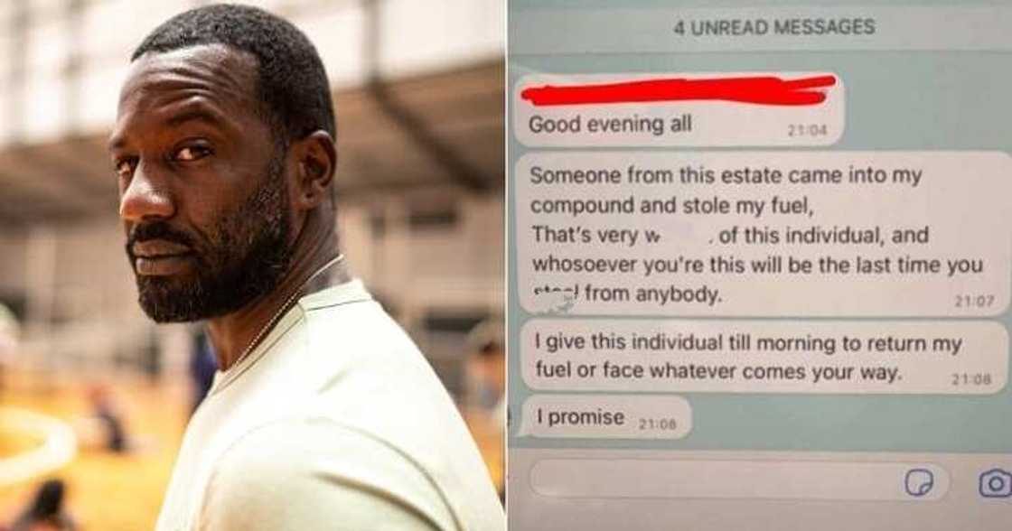 Man blows hot after his fuel was stolen Man blows hot after his fuel was stolen