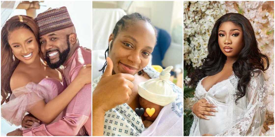 Adesua Etomi, Banky W, other celebrities who became first-time parents in 2021 Adesua Etomi, Banky W, other celebrities who became first-time parents in 2021