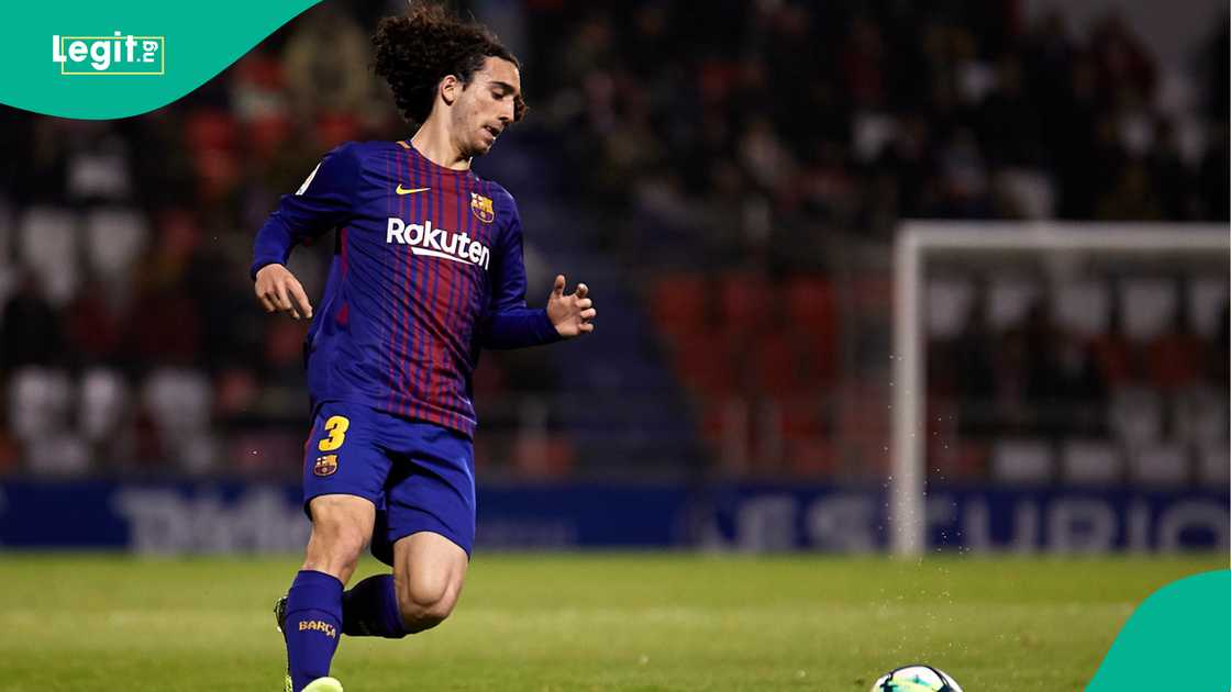 Marc Cucurella in action for Barcelona B against CD Lugo in February 2018 in Lugo, Spain. Photo by Quality Sport Images