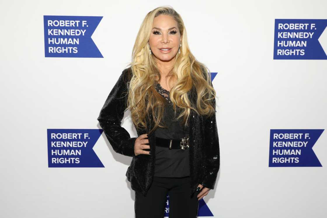 Adrienne Maloof attends the 2021 Robert F. Kennedy Human Rights Ripple of Hope Award Gala