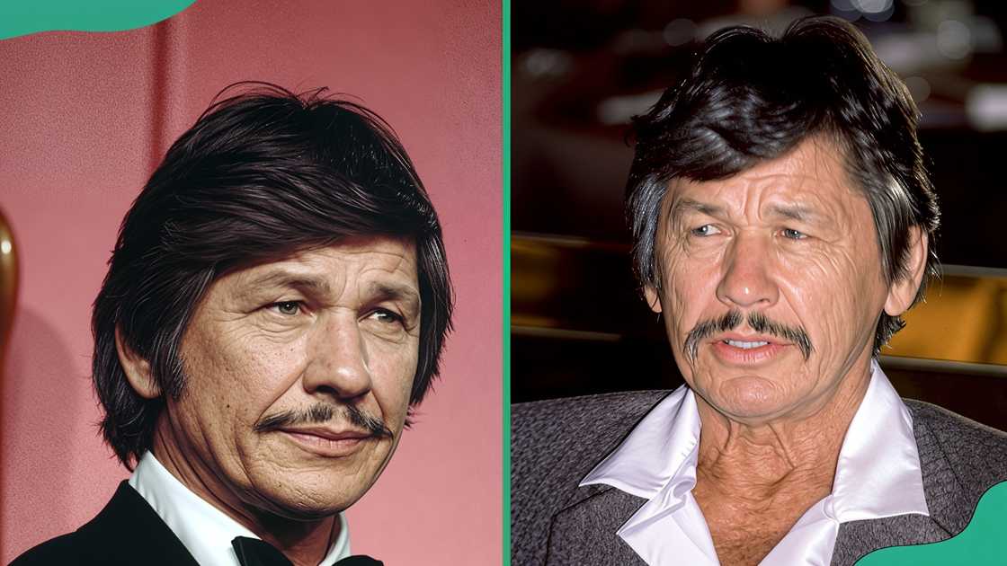 Charles Bronson at the 46th Academy Awards and in New York