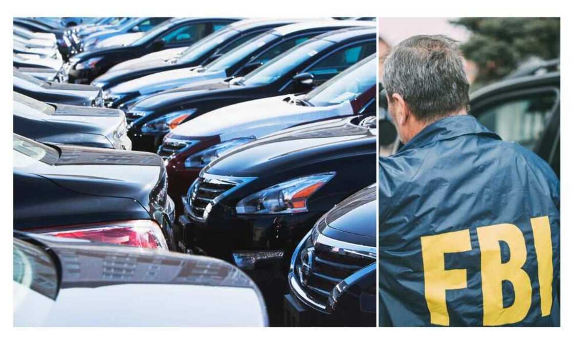 FBI, EFCC, vehicles