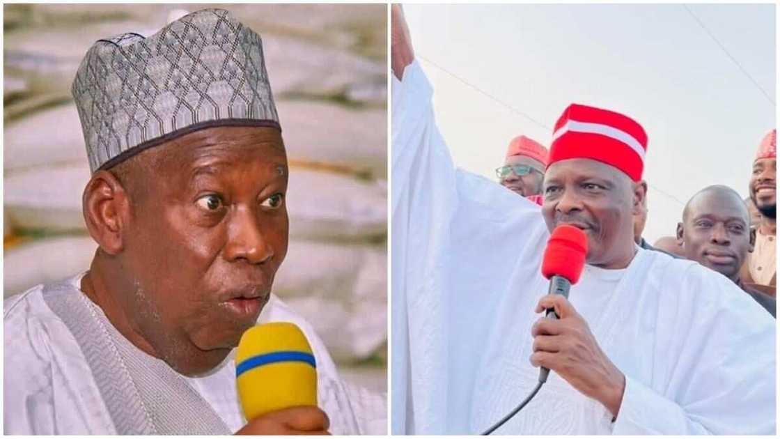 Gwamna Ganduje da Kwankwaso.