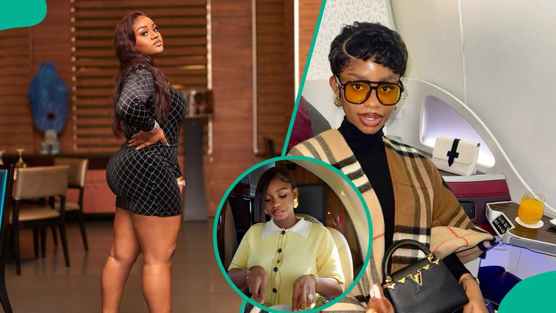 Fans compare videos of Priscilla and Chioma eating in private jets