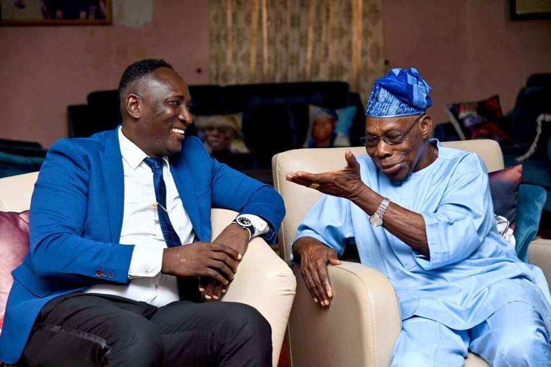 Prophet Jeremiah Fufeyin Meets Chief Olusegun Obasanjo in Closed Door on National Issues