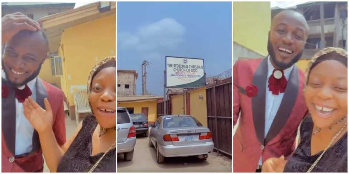 Drama as best man is sent out of church because of his beards, Nigerians react to video Drama as best man is sent out of church because of his beards, Nigerians react to video