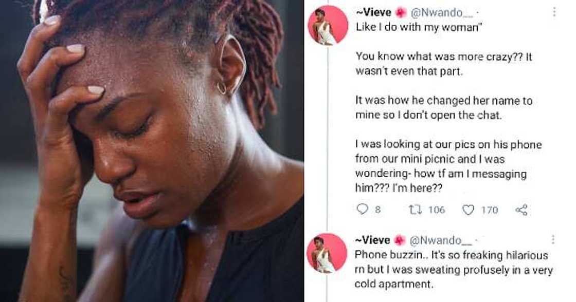 Man saves side chick's number with girlfriend's name Man saves side chick's number with girlfriend's name