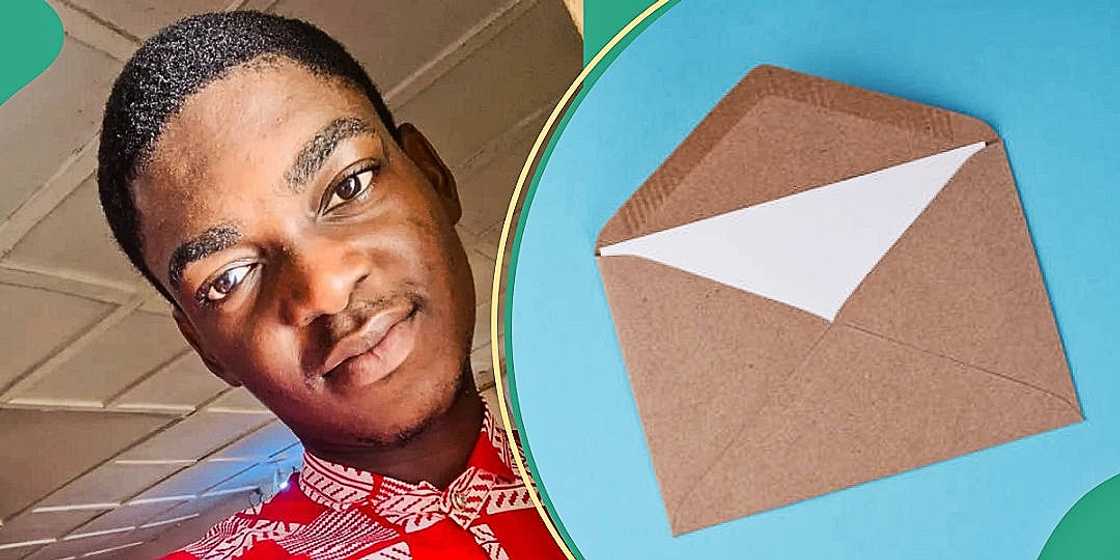 Nigerian man receives letter from younger sister on his birthday