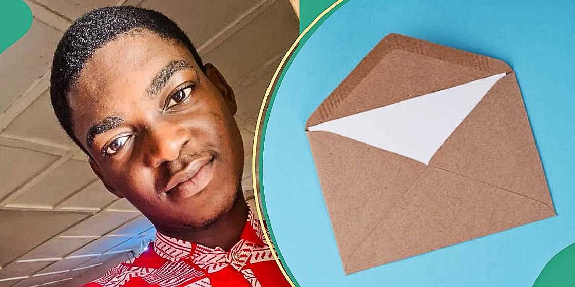 Nigerian man receives letter from younger sister on his birthday Nigerian man receives letter from younger sister on his birthday