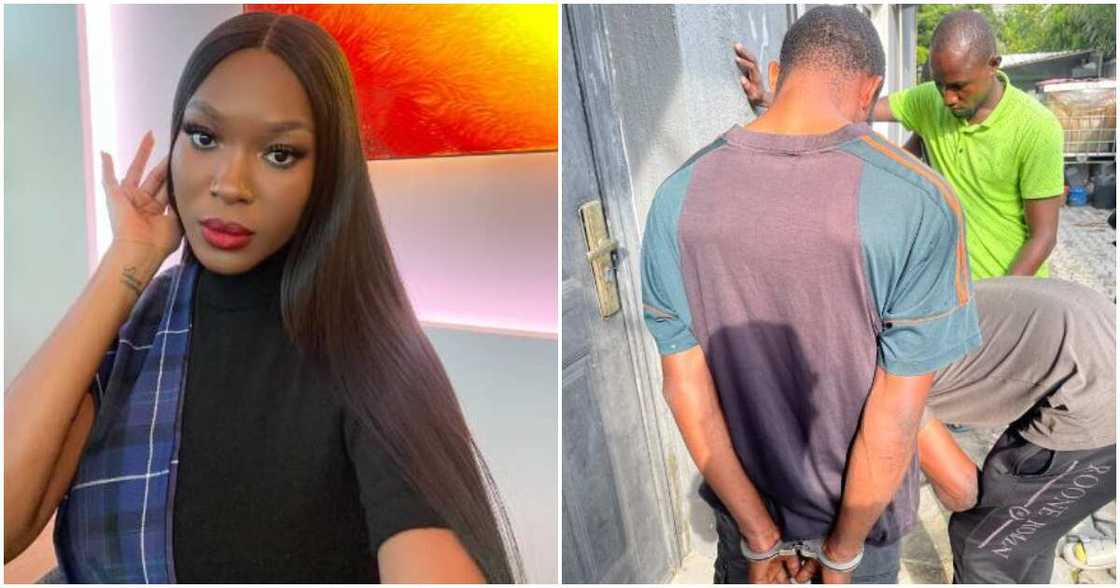 BBNajia star Vee and arested plumber BBNajia star Vee and arested plumber