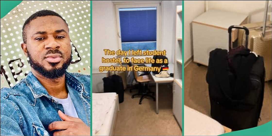 Man in Germany leaves student hostel to face life