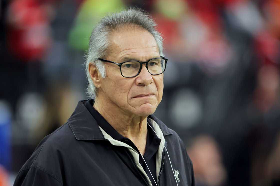 Jim Plunkett at Allegiant Stadium in Las Vegas, Nevada.