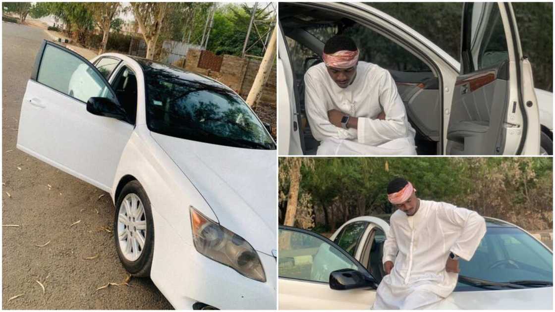 Young Nigerian man buys his first car, shares photos to celebrate, stirs massive reactions Young Nigerian man buys his first car, shares photos to celebrate, stirs massive reactions