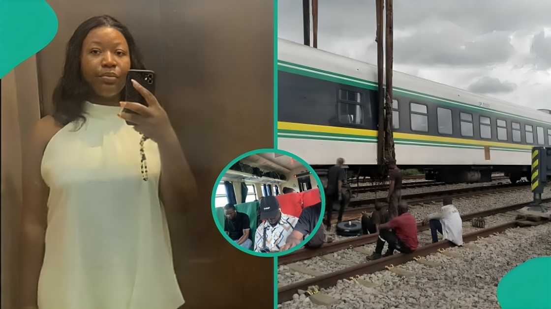 A Nigerian lady who boarded the Warri-Itakpe train service in Delta has shared video footage she captured moments before a fatal accident occurred A Nigerian lady who boarded the Warri-Itakpe train service in Delta has shared video footage she captured moments before a fatal accident occurred