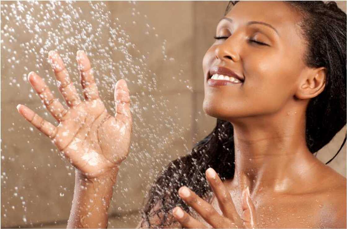 Take a shower Take a shower