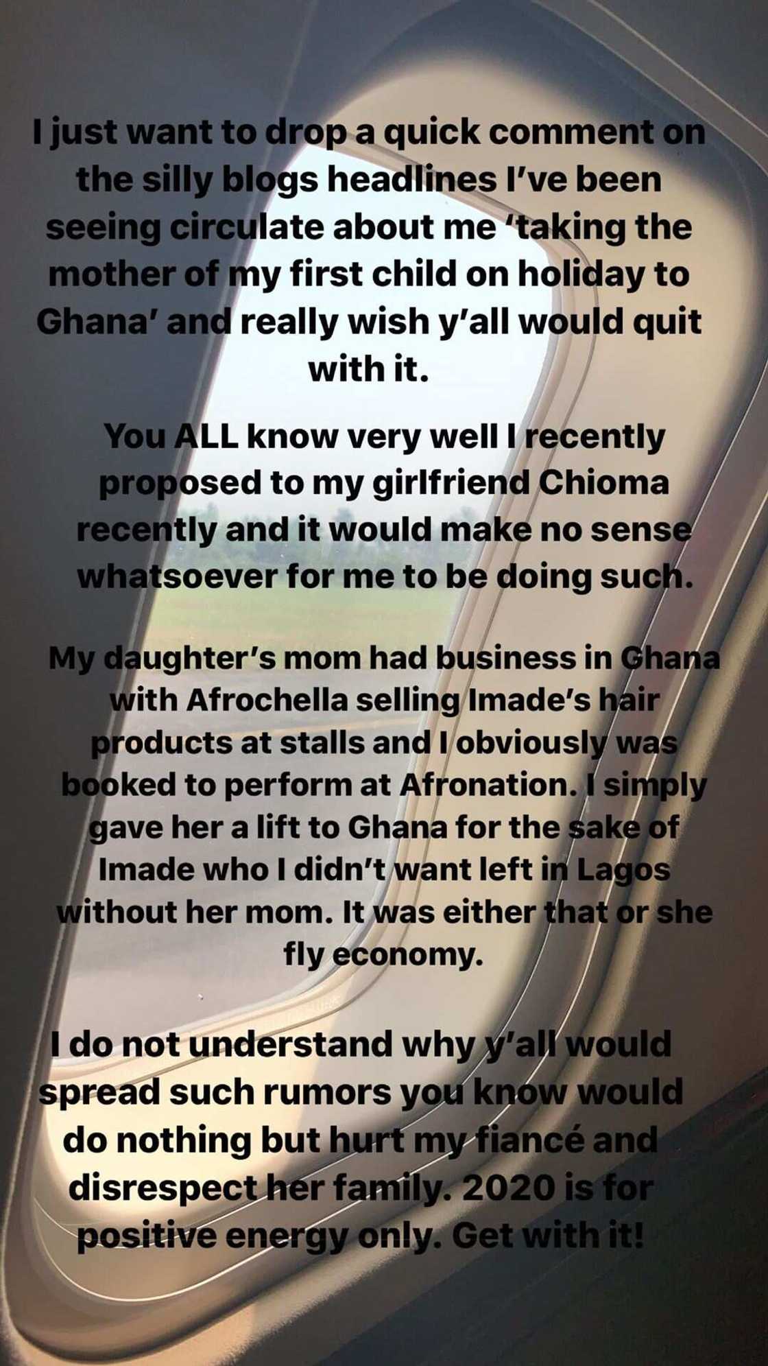 Davido reacts to report of taking baby mama Sophia Momodu to Ghana for vacation Davido reacts to report of taking baby mama Sophia Momodu to Ghana for vacation
