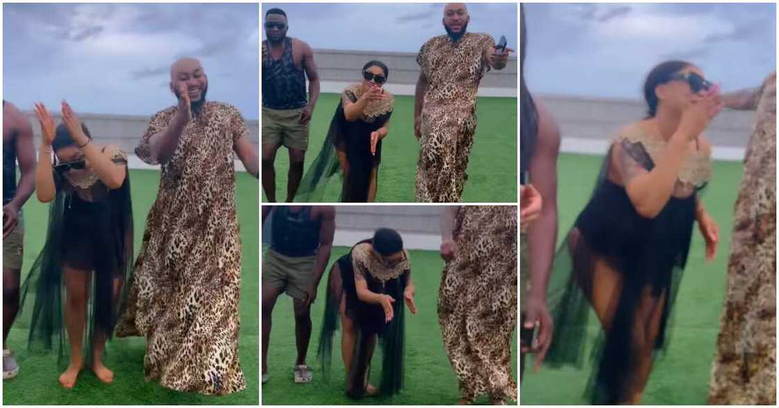 Actress Tonto Dikeh dancing video.