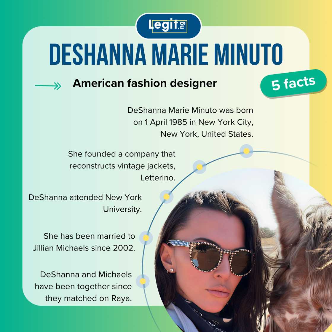 Five facts about fashion designer DeShanna Marie Minuto.