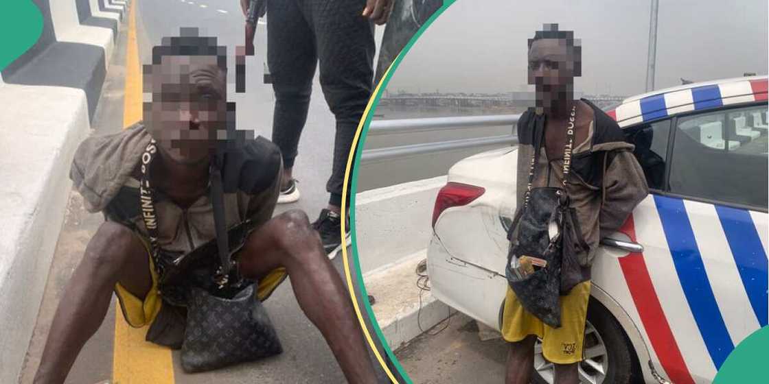 18-year-old suspected vandal arrested on Third Mainland Bridge 18-year-old suspected vandal arrested on Third Mainland Bridge