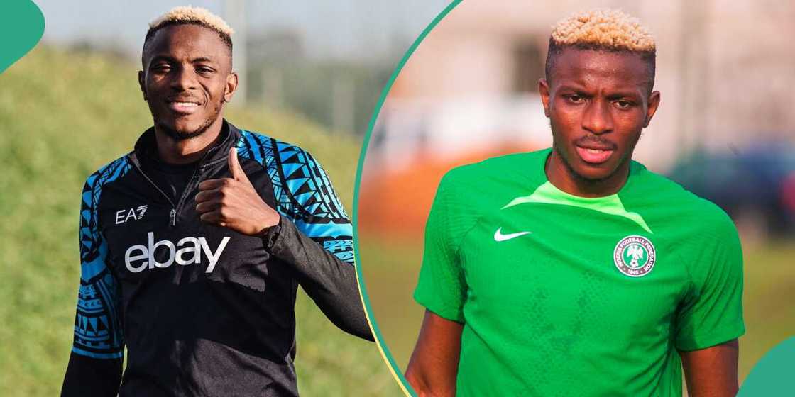Osimhen scores for Napoli. Osimhen scores for Napoli.