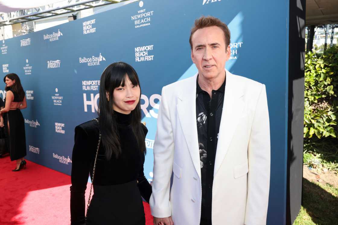 Riko Shibata and Nicolas Cage at the 25th Newport Beach Film Festival Honours Brunch Riko Shibata and Nicolas Cage at the 25th Newport Beach Film Festival Honours Brunch