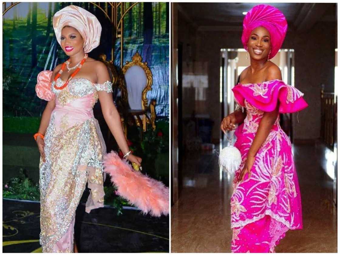 Traditional wedding attire for Igbo bride