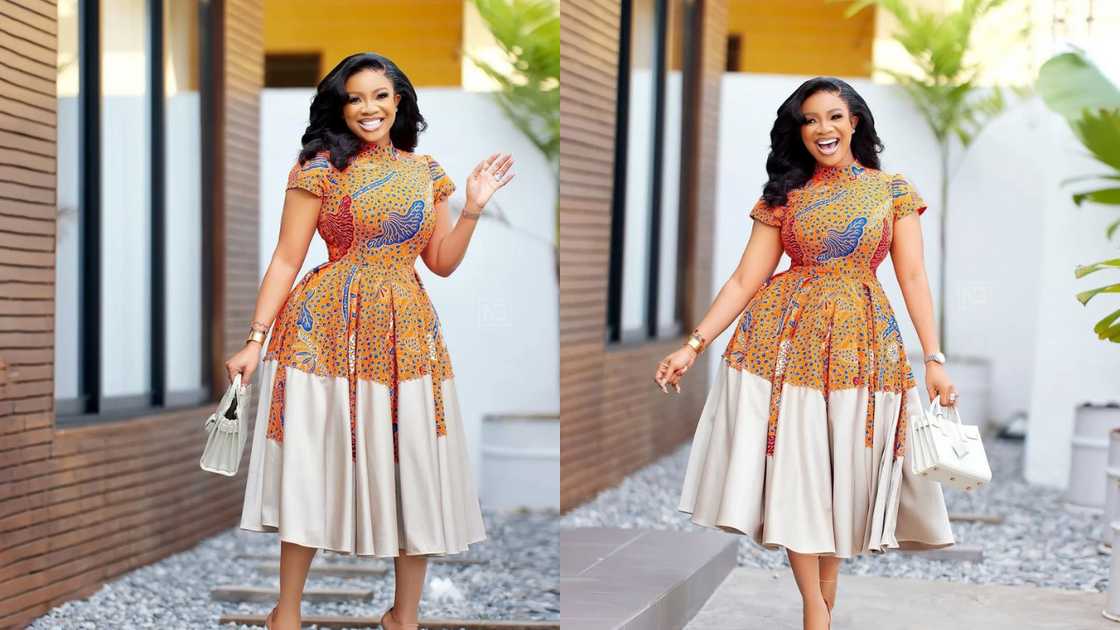 Flared gown style Flared gown style