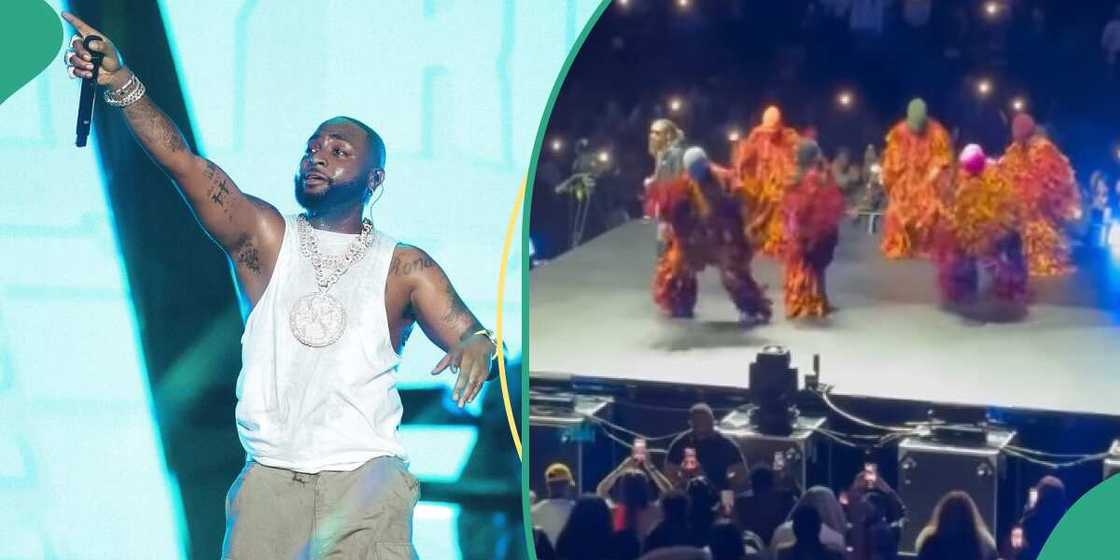 Davido performs at Accor Arena, Paris